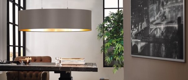 Eglo 31619 - Lustr na lanku MASERLO 2xE27/60W/230V