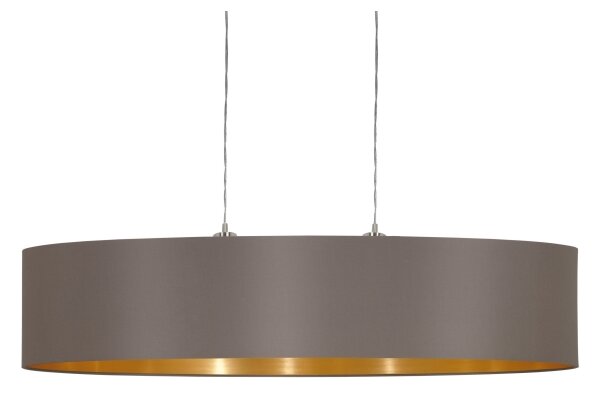 Eglo 31619 - Lustr na lanku MASERLO 2xE27/60W/230V