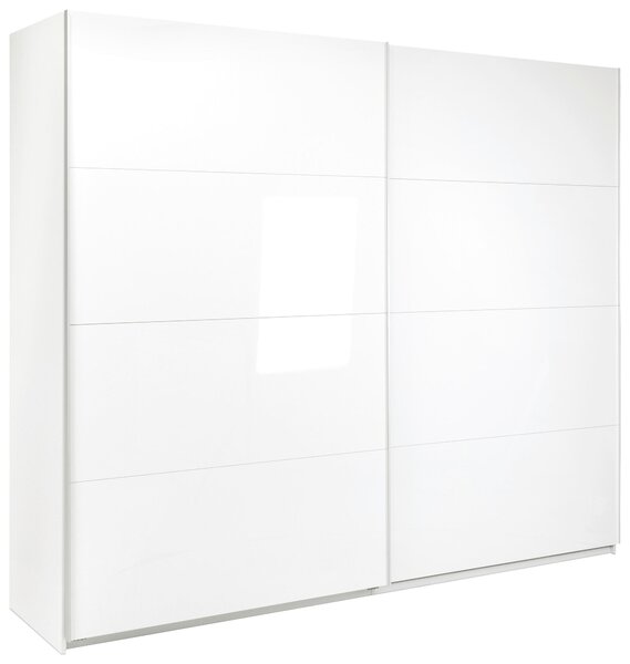 ŠATNÍ SKŘÍŇ S POSUVNÝMI DVEŘM, bílá, 250/210/62 cm MID.YOU - Šatní skříně, Online Only