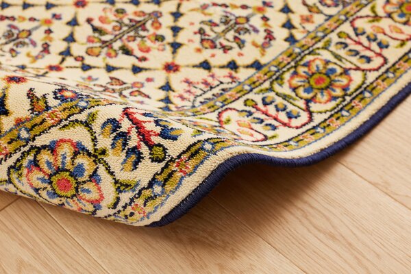 Oválný koberec Agnella Standard Tamir Krémový Rozměr: 100x180 cm
