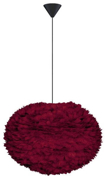 Umage Červené závěsné stínidlo Eos z pravých husích per 60 cm