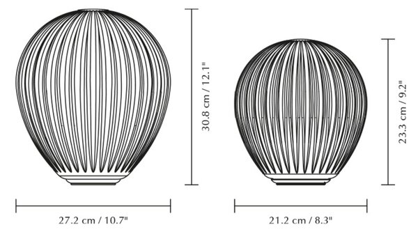 Umage Opálově bílé skleněné stínidlo Around The World 21,2 cm