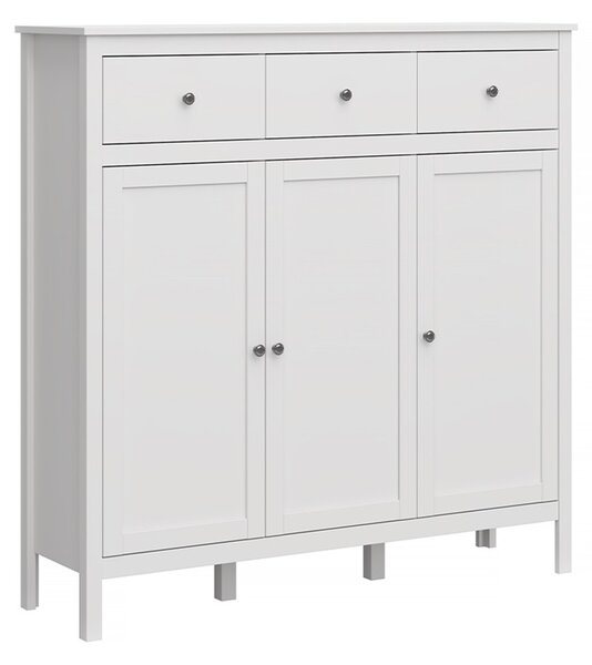Komoda FARGE 3D3SZ - bílá