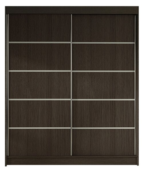 Šatní skříň LINO IV šířka 120 cm - čokoláda