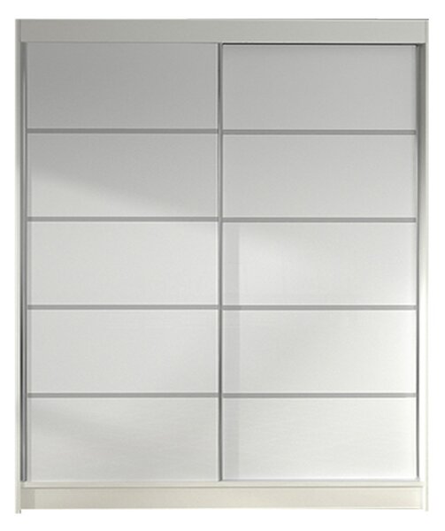 Šatní skříň LINO IV šířka 120 cm - bílá