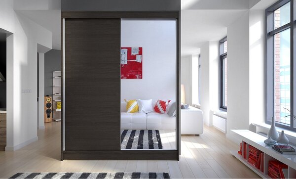 Šatní skříň CAMINO I šířka 150 cm - čokoláda