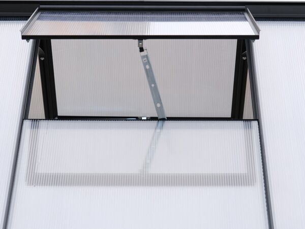 Furnigo Zahradní skleník 310x250x195 cm + základna - černý