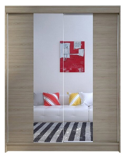 Šatní skříň CAMINO II šířka 150 cm - dub sonoma
