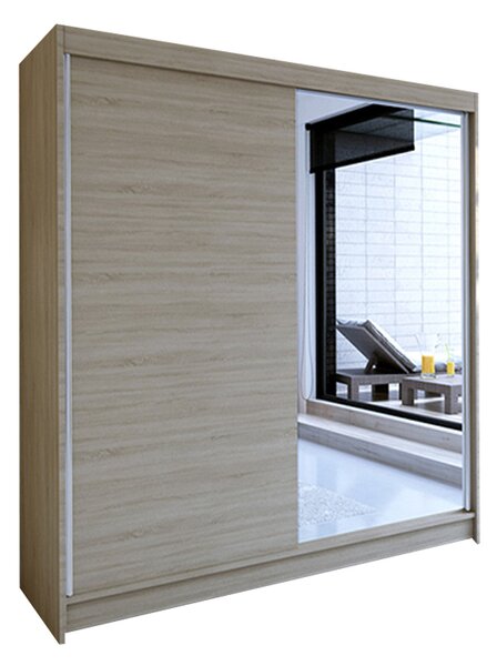 Šatní skříň TALIN I šířka 180 cm - dub sonoma