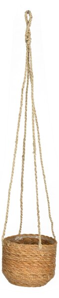 Závěsný květináč Woven Seagrass 16 cm Garden Trading