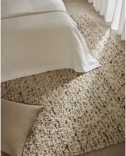 Krémový vlněný koberec 200x300 cm Manilva – Kave Home