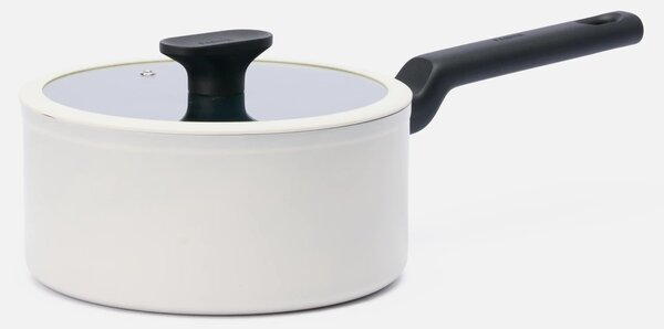 Fabini Rendlík Meda 5.0 Economy, ø 20 cm (2,4 l) - Nepřilnavý rendlík s keramickým povrchem s poklicí, krémový