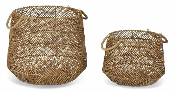 Set 2 ks košíků Hinton Woven Basket Garden Trading
