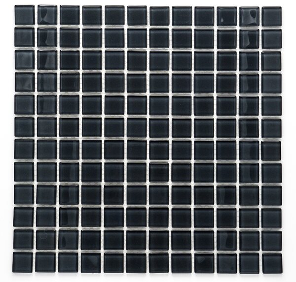 Skleněná mozaika šedá 23x23mm