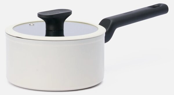 Fabini Rendlík Meda 5.0 Economy, ø 16 cm (1,2 l) - Nepřilnavý rendlík s keramickým povrchem s poklicí, krémový