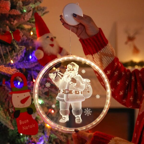 Vánoční LED dekorace CD003 Mikuláš