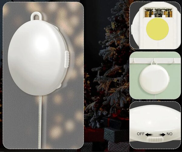 Vánoční LED dekorace CD003 Mikuláš