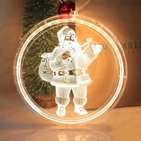 Vánoční LED dekorace CD003 Mikuláš
