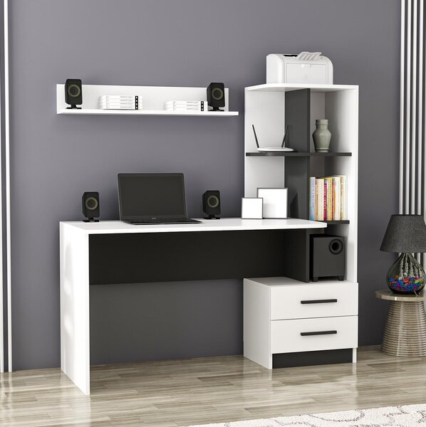 PC stolek Aslan (bílá + černá). Akce -25%