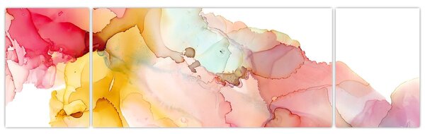 Obraz - Inkoustová abstrakce (170x50 cm)
