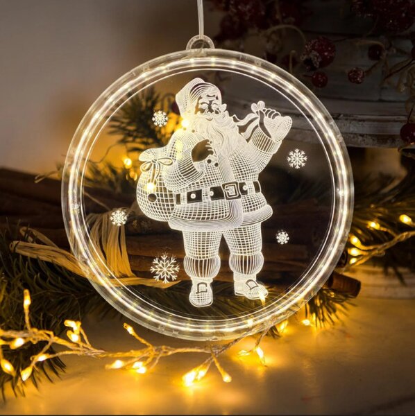Vánoční LED dekorace CD003 Mikuláš