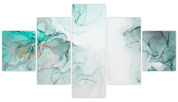 Obraz - Inkoustová abstrakce 2 (125x70 cm)