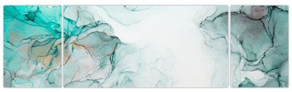 Obraz - Inkoustová abstrakce 2 (170x50 cm)