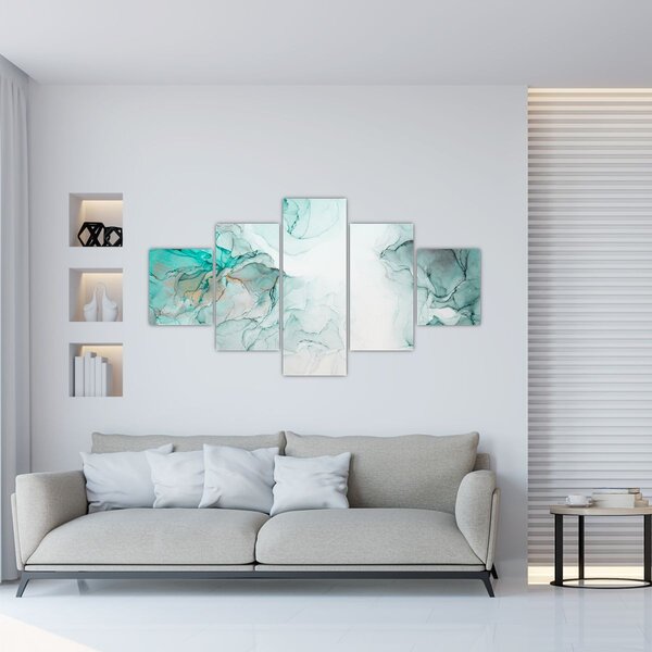 Obraz - Inkoustová abstrakce 2 (125x70 cm)