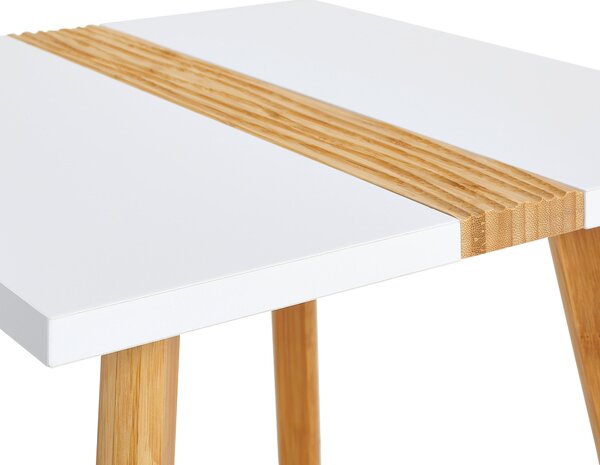 SADA ODKLÁDACÍCH STOLKŮ, přírodní barvy, bílá, dřevo, 60/40/60/40/45/40 cm PBJ - Online Only konferenční stolky, Online Only