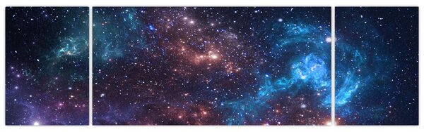 Obraz - Noční obloha (170x50 cm)