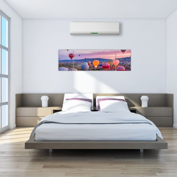 Obraz - Horkovzdušné balóny (170x50 cm)
