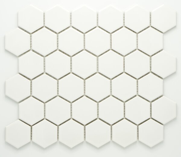 Keramická mozaika bílá 51x59mm