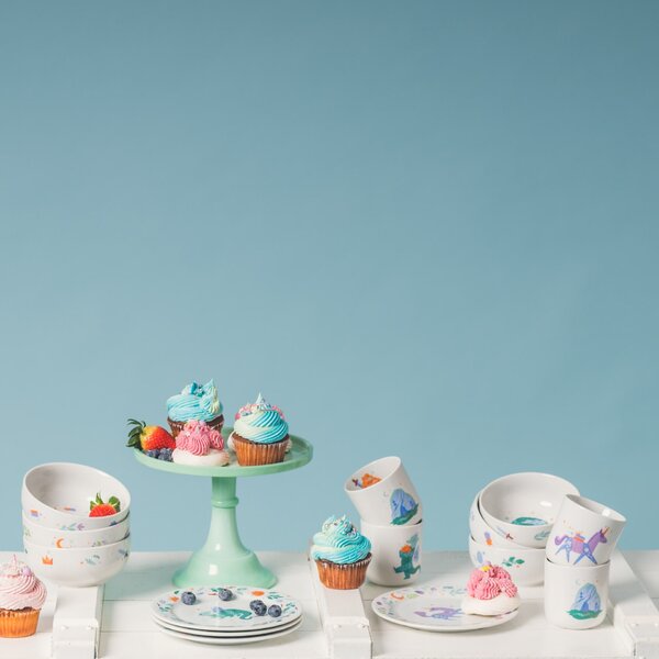 Dětská porcelánová miska Drak 400 ml