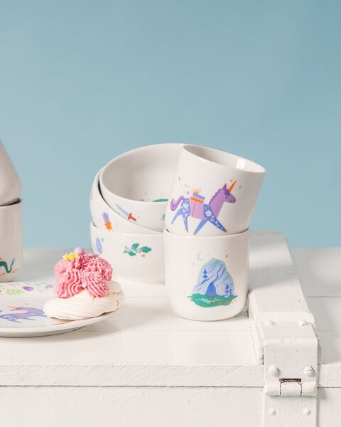 Porcelánový hrnek Jednorožec 300 ml