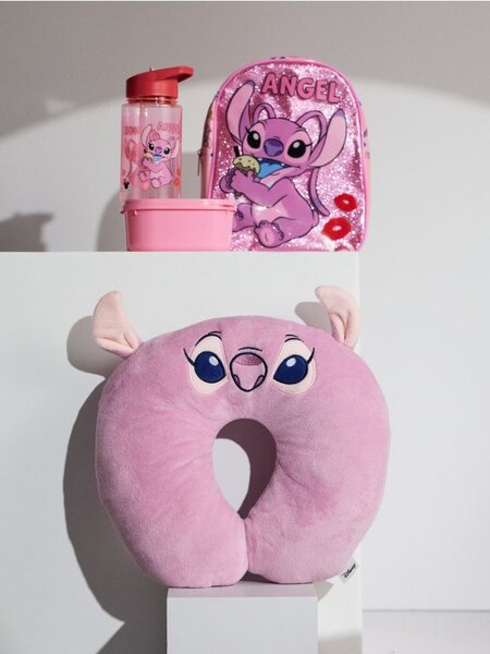 Sinsay - Cestovní polštářek Stitch - růžová