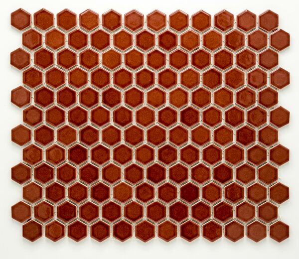 Keramická mozaika vínová 23x26mm