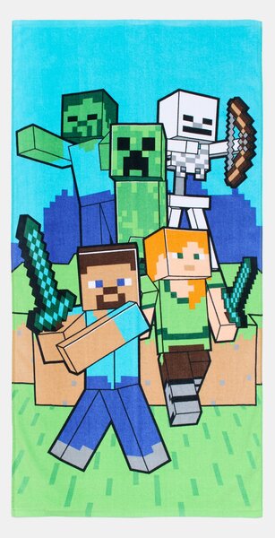 Sinsay - Bavlněná osuška Minecraft - vícebarevná