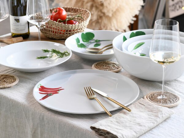 SADA TALÍŘŮ NA PIZZU, keramika, 33 cm Creatable - Online Only nádobí, Online Only