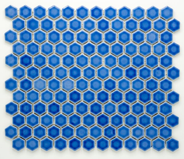 Keramická mozaika modrá 23x26mm