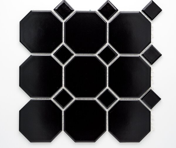 Keramická mozaika černá 97x97mm