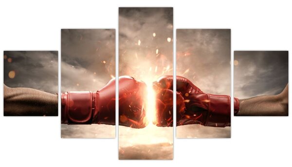 Obraz - Boxing (125x70 cm)