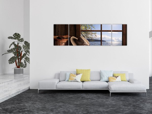 Obraz - Rybářská výbava (170x50 cm)