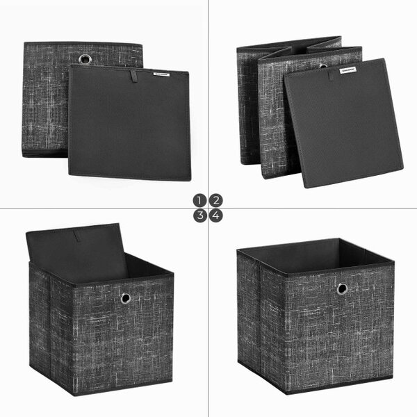 Set stohovatelných boxů RFB006B01 (6 ks)