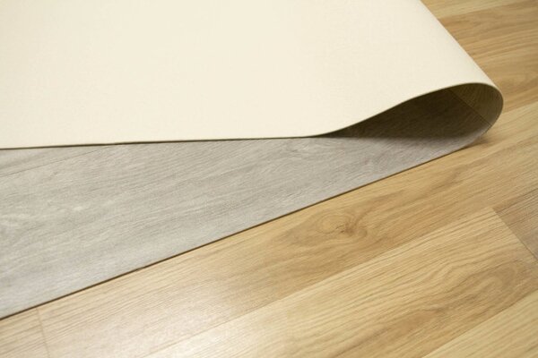 PVC podlaha Inspire Pure Oak 719M - šedá / béžová / krémová