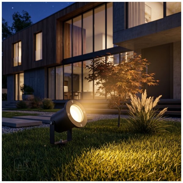 BRILAGI - Venkovní lampa TERRA 1xGU10/50W/230V IP65 černá
