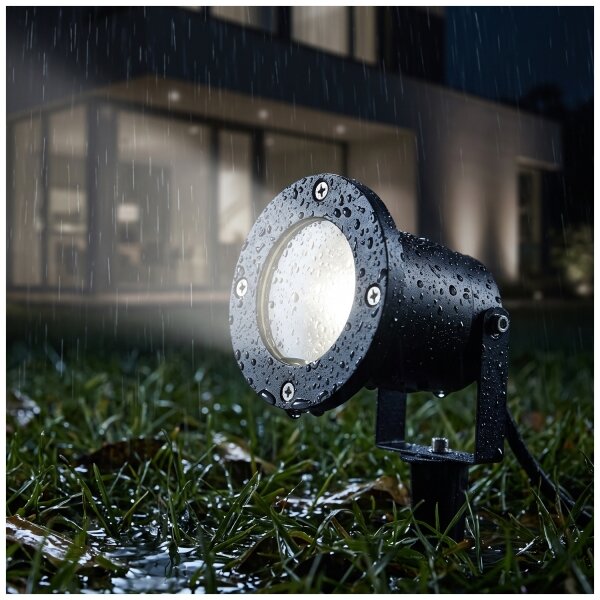 BRILAGI - Venkovní lampa TERRA 1xGU10/50W/230V IP65 černá