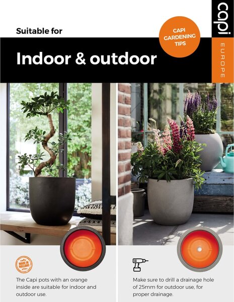 Truhlík Urban Smooth obdélníkový 36 x 79 cm černý