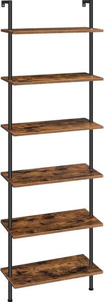 Knihovna Vasagle Zorami 60 cm černá/hnědá
