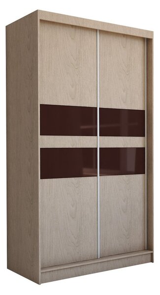 Kvalitní Šatní Skříň Finezja 150 cm Černá/bílá