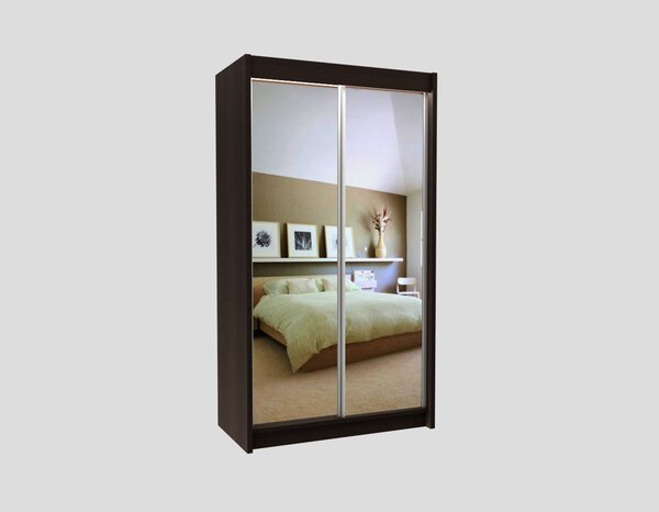 Kvalitní Šatní Skříň Debora 120 cm Šedá